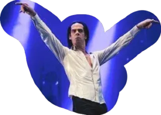 😇 93816bc2 Nick Cave músico, cantante, Nick Cave, artista, intérprete telegram sticker