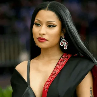 ✖️ 997297be Nicki Minaj Nicki Minaj, singer, rapper, celebrity, woman, dress telegram sticker