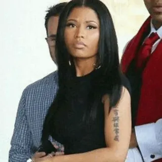 ✖️ e1e81643 Nicki Minaj Nicki Minaj, celebrity, musician, rapper, female telegram sticker