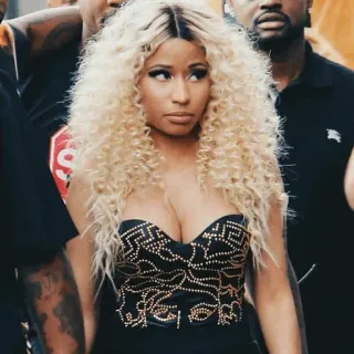 🌷 9c1982d0 Nicki Minaj Nicki Minaj, singer, celebrity, blonde hair, rapper whatsapp sticker