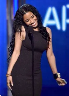 ☺️ 9461ec54 Nicki Minaj nicki minaj, cantante, attrice, rapper, cultura pop, celebrità telegram sticker