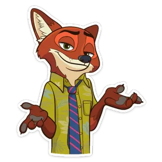 Ник Уайлд (@TgSticker) telegram stickers
