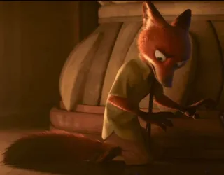 😟 0afdcfd5 Nick Wilde Zootopia fox, zootopia, nick wilde, disney telegram sticker