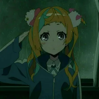 🌈 03cfb49f アニメガール, 敬礼, 可愛い, アニメ, キャラクター telegram sticker