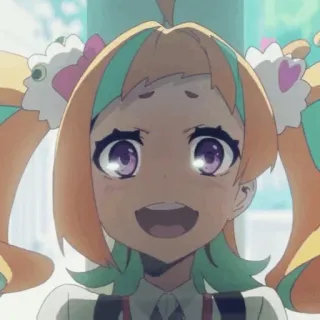 🌈 23e94a89 アニメの女の子, 漫画のキャラクター, かわいい, 笑顔 telegram sticker