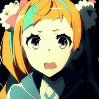 🌈 4e8bb9b0 アニメ, 可愛い, ショック, 表情, 漫画, 女の子 telegram sticker