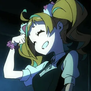 🌈 7e91895f アニメ, 漫画, キャラクター, 可愛い, 女の子, 笑顔 telegram sticker