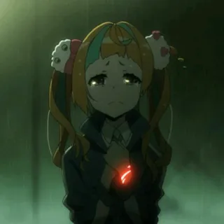 🌈 ad3c7e40 アニメ, 悲しい, 泣く, 女の子, エモい, イラスト telegram sticker