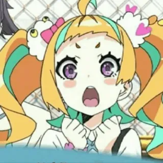 🌈 f1801924 アニメ, 漫画, 女の子, 衝撃, 可愛い, 表情 telegram sticker