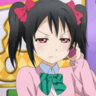 🎈 199e76ff Nico Yazawa Love Live! Anime, Mädchen, Schulidol, süß, Love Live whatsapp sticker