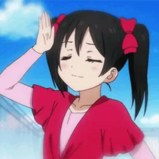 🎈 2f4e2dff Nico Yazawa Love Live! Anime, Mädchen, Idol, Love Live, Nico Nico Nii, Nico Yazawa whatsapp sticker