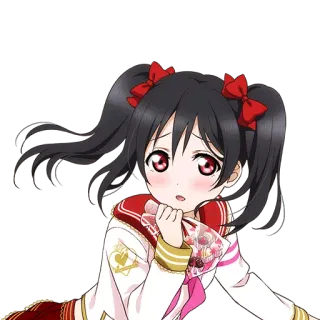 😢 cd5a68bd Nico Yazawa Love Live! อนิเมะ, ไอดอล, น่ารัก, ผู้หญิง, เลิฟไลฟ์ whatsapp sticker