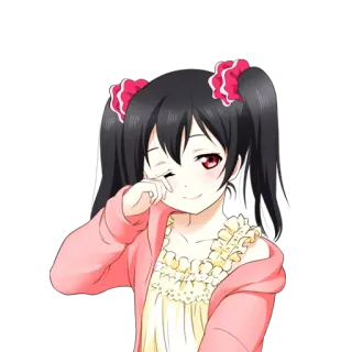 😴 f89cd348 Nico Yazawa Love Live! อนิเมะ, ผู้หญิง, น่ารัก, นิโกะ ยาซาวะ, เลิฟไลฟ์, การ์ตูน whatsapp sticker