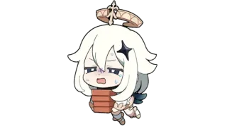 💗 c99ae897 Paimon Genshin Impact паймон, genshin impact, аниме, видеоигра, персонаж telegram sticker