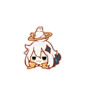 💗 f106523c Аниме, Милый, Чиби, Персонаж, Мультфильм, Стикер telegram sticker