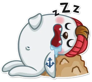 😴 d690c5f6 zzz sleep, zzz, animal, cute, sticker telegram sticker