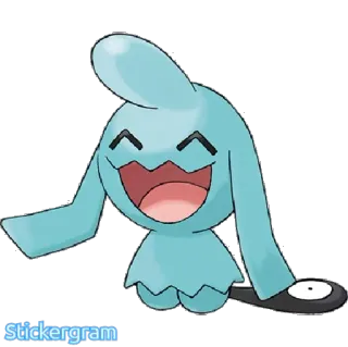 😄 3532ee36 Stickergram dibujos animados, personaje, lindo, pegatina, Cotonee, Pokémon telegram sticker
