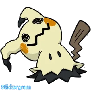 🤧 b9a68d52 Stickergram pegatina, pokemon, dibujos animados, personaje telegram sticker