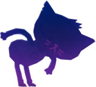 💃 09835ccf 고양이, 동물, 실루엣 telegram sticker