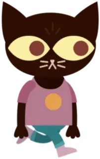 Night in the Woods @this_is_sticker_party whatsapp stickers