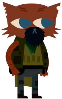 😼 dcf9786b Mae Borowski Night in the Woods Gioco indie, Antropomorfo, Gatto, Mae, Night in the Woods telegram sticker