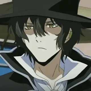 🕷 15108ca7 Аниме, Шляпа, Мужской, Персонаж telegram sticker