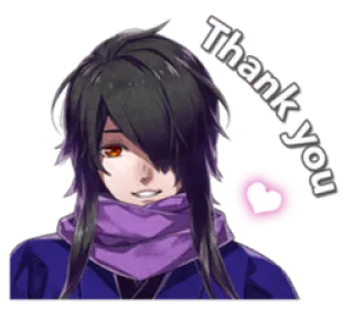 ❤ 620ada9d Thank you thank you, gratitude, anime, manga, character telegram sticker