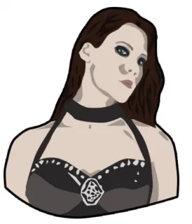 😱 d8bff18b Frau, Goth, Porträt, Emo, Weiblich, Person whatsapp sticker