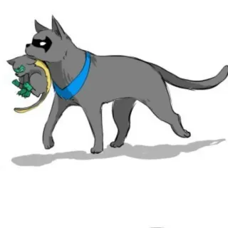 ♟ 5e1ff4ec кот, животное, маска, супергерой, котёнок whatsapp sticker