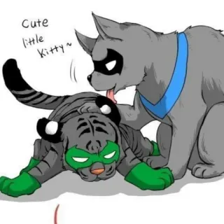 ♟ 8cf195a7 Cute little Kitty ~ кот, котенок, мультфильм, животное, милый whatsapp sticker