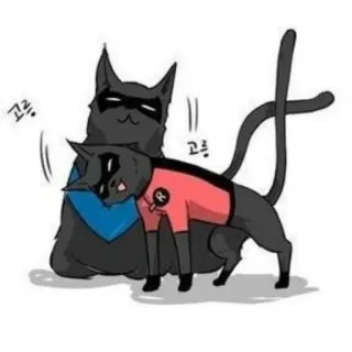 ♟ 92a3d821 고름 коты, милые, мультик, животные, аниме whatsapp sticker