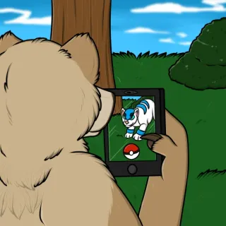 Nighty the Bear by Paper-Wings telegram stickers