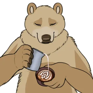 Nighty the Bear by Paper-Wings telegram stickers