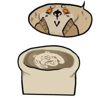 Nighty the Bear by Paper-Wings telegram stickers