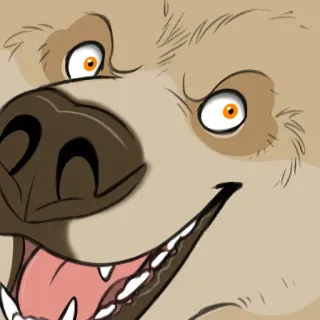 🗯 c946fa00 狗, 卡通, 动物, 宠物, 快乐, 高兴, 插图 whatsapp sticker