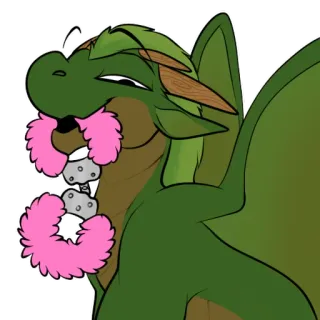 🔗 046c4fc2 Drache, Cartoon, Fantasy, Tier, Furry telegram sticker