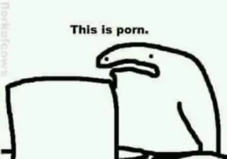 🐣 4ca07290 This is porn. Meme, Boneco palito, Pornô, Humor, Cultura da internet whatsapp sticker