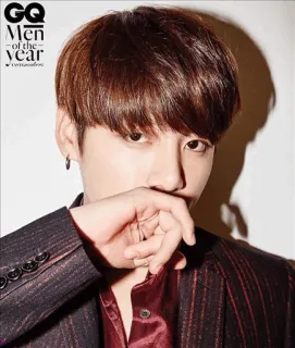 😟 47422960 GQ
Men of the
year журнал, знаменитость, портрет, мужчина, стиль, k-pop telegram sticker
