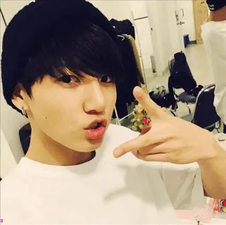 ❤ 8c6d743d Jungkook Чонгук, K-pop, BTS, певец, знаменитость telegram sticker