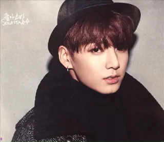 😑 d0e1034a 쏠스타수 портрет, мужчина, шляпа, кореец, знаменитость telegram sticker