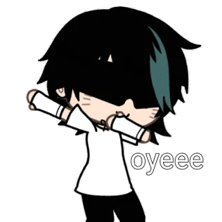 ⭐ cc95d3a1 oyeee anime, manga, cartoon, emo telegram sticker