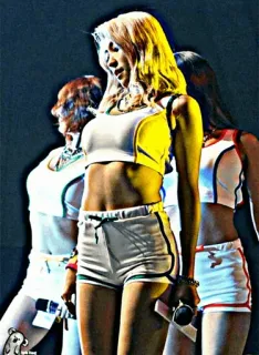 🐚 44b3ed4d femme, danseuse, performance, scène, divertissement telegram sticker