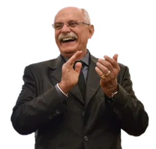 👏 75d90a89 man, applause, suit, middle-aged, smiling, mustache telegram sticker