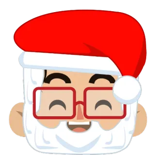 🎄 3e92c6e6 Santa Claus 圣诞老人, 圣诞节, 节日, 喜庆, 冬天, 可爱 telegram sticker
