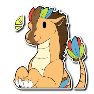 🐶 16d9a11d 만화, 동물, 생물, 귀여운, 털복숭이 whatsapp sticker