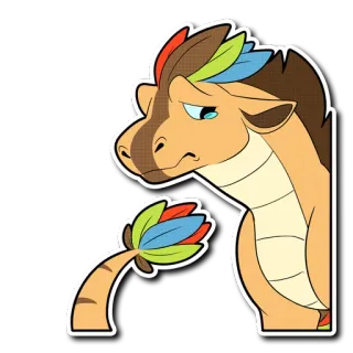 😢 a4df60ba 용, 만화, 스티커, 슬픈, 눈물, 그림 whatsapp sticker