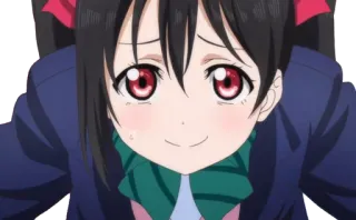 😓 65dca62d Nico Yazawa Love Live! アニメ, キャラクター, かわいい, 矢澤にこ, ラブライブ telegram sticker