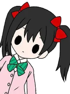😮 6b01fd52 Nico Yazawa Love Live! アニメ, 可愛い, カワイイ, アイドル, 制服, 矢澤にこ, ラブライブ！ telegram sticker