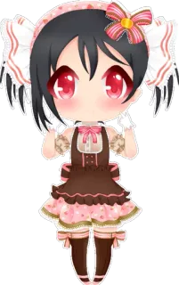 ✌ 6dbe1b7b アニメ, ちび, 可愛い, キャラクター, アイドル, 漫画 telegram sticker