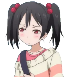 😒 6e35522e Nico Yazawa Love Live! アニメ, マンガ, アイドル, かわいい, にこにー, スクールアイドルプロジェクト telegram sticker